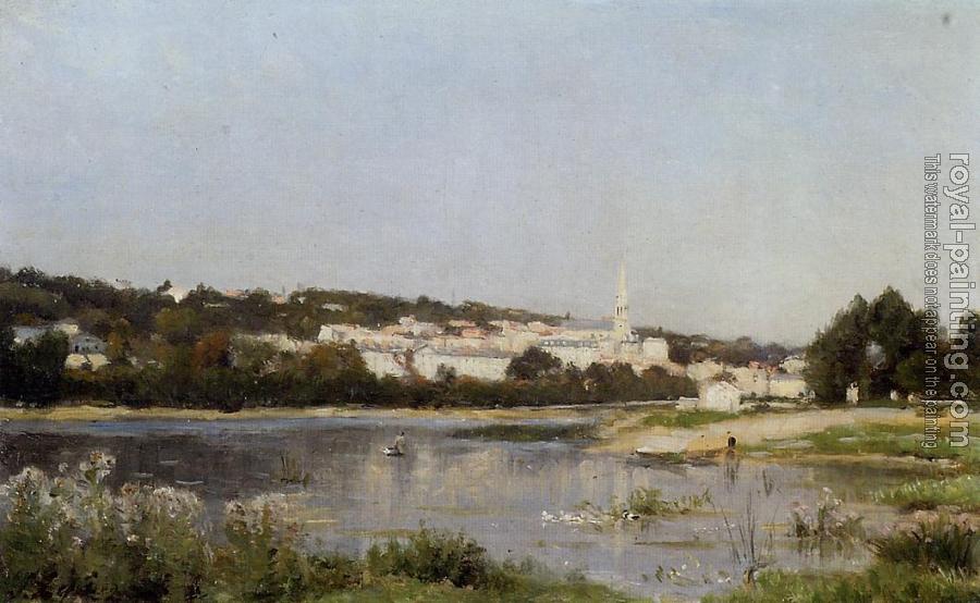 Stanislas Lepine : The Banks of the Saine at St Cloud